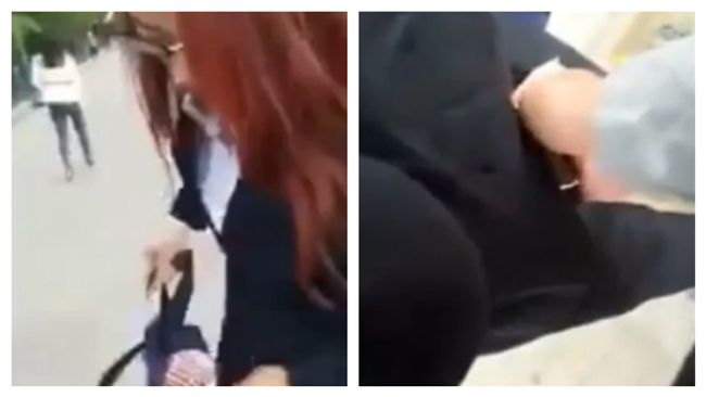 色男當街耍陰招　她被摸屁股還頻道謝