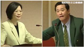 蔡英文、馮定國，新聞台資料照合成圖