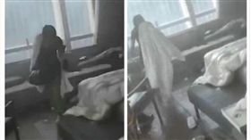 中國,大陸,微博,廣東,廣州,唐萊德酒店,房客,抽菸,火鍋,煙霧警報器,下大雨（圖／翻攝自微博）