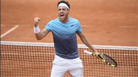 切基納托。（圖／翻攝自 rolandGarros Twitter）