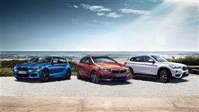 BMW 1系列、2系列Active Tourer及X1休旅車。（圖／BMW提供）