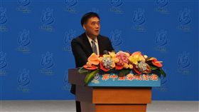 郝龍斌在海峽論壇上致辭中國國民黨副主席郝龍斌6日在第10屆海峽論壇上致辭時呼籲，過去兩岸之間已經達成的協議，一定要持續推動進行。中央社記者張淑伶廈門攝  107年6月6日