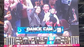 NBA,總冠軍賽,陳冠希,秦舒培,Alaia,克里夫蘭騎士,電視牆　圖／翻攝自Instagram_edcee3000