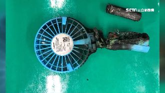 掌上電扇突起火　童左手二度燒傷