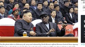 金正恩、羅德曼／翻攝chicago　suntimes