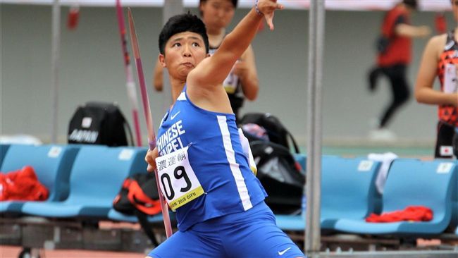 女子標槍李慧君　亞青田為中華摘首金