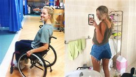 澳洲,網美,凱莉,IG,跳傘意外,尿失禁,尿褲子,後遺症（圖／翻攝自em_carey's IG）