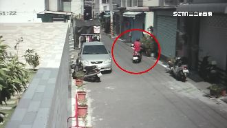 紅衣男沿街推門　不按鈴探頭嚇壞嬤孫