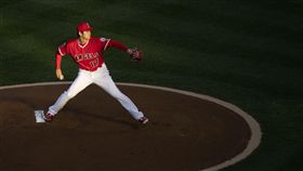 大谷翔平提前退場。（圖／美聯社／達志影像）