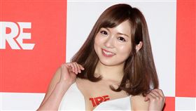 日本「D槽女神」麻倉憂首次訪台造勢宣傳。（記者邱榮吉/攝影）