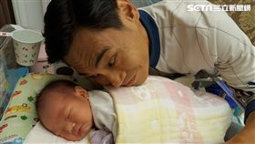 ▲▼夏靖庭日前喜獲麟兒。（圖／福臨月子中心提供）