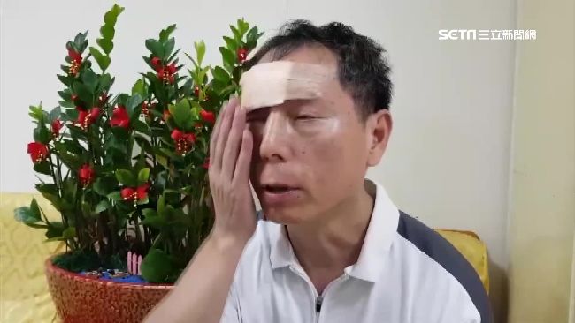 網怒了！視障「台灣阿甘」撞柱血狂噴