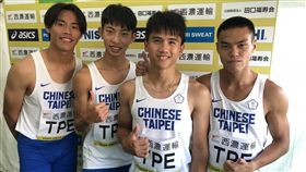 中華接力隊。（圖／中華田協提供）