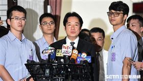 行政院長賴清德前往立法院致意。 （圖／記者林敬旻攝）