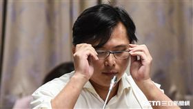 時代力量立委黃國昌質詢。 （圖／記者林敬旻攝）