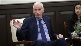 美國在台協會主席莫健去年12月訪台，蔡英文接見。（圖／總統府提供）