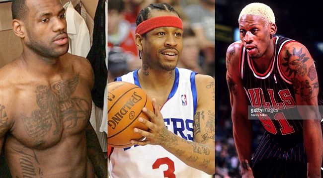 盤點NBA超級球星　沒紋身一樣強悍