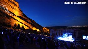 美國丹佛旅遊景點, Red Rocks Amphitheatre。（圖／記者簡佑庭攝）