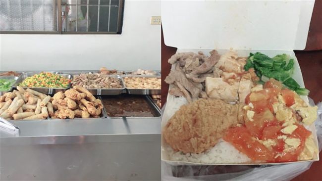 50元便當吃的飽？他3菜2肉大雞腿