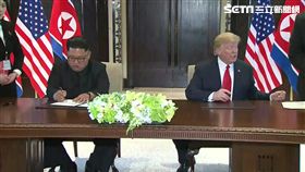 川金會 川普 金正恩 簽署協議