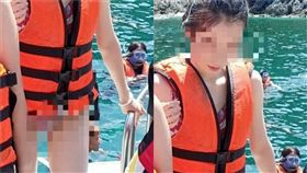 比基尼,辣妹,泳褲,走光,恥毛,體毛,大陸,爆廢公社（圖／翻攝自爆廢公社）