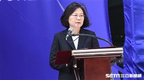 美國在台協會AIT入厝典禮，總統蔡英文致詞。 （圖／記者林敬旻攝）