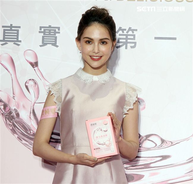 人妻昆凌分享產後如何補充蛋白質及保養。（記者邱榮吉/攝影）