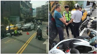 趕遶境集體闖紅燈　媽媽4貼還跟著闖