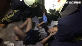 女童,天井,遮光罩,警消,地下室,社區,淡水