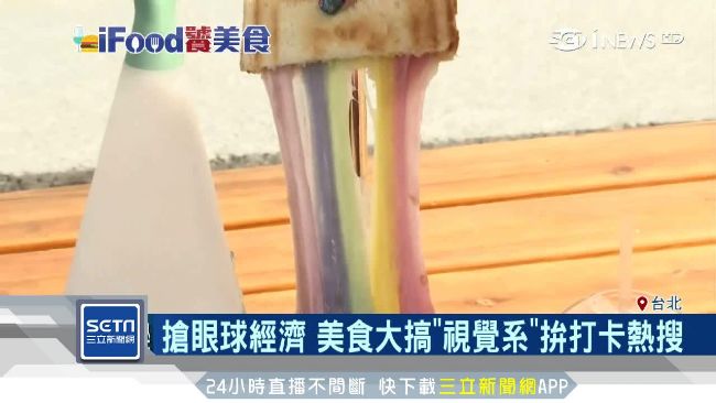搶攻眼球經濟！美食大搞「視覺系」