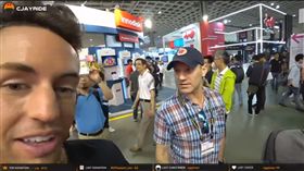 Cjayride,CJ,直播主,電腦展(翻攝youtube)