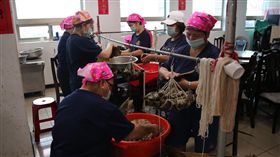 台北,消防局,志工媽媽,粽子,端午。翻攝畫面