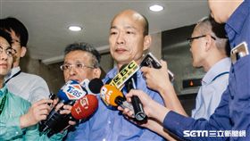 北農前總經理韓國瑜應訊後離開北檢。 （圖／記者林敬旻攝）