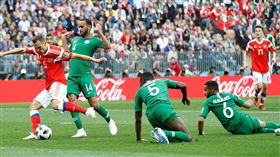 沙烏地阿拉伯擋不住俄羅期的攻勢，慘遭屠殺。（圖／路透／達志影像）