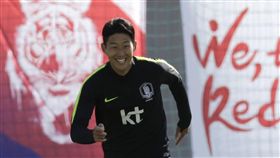 拚戰世足，南韓前鋒孫興慜：用實力證明自己。（圖／美聯社／達志影像）