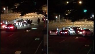 圍毆還塞人進後車廂　械鬥畫面流出