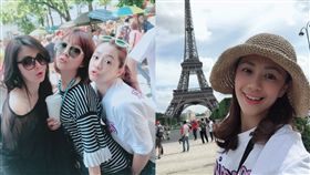 余皓然,柯以柔,郭宗坤,離婚,婚變,歐洲,比利時,旅遊,散心（合成圖/翻攝自柯以柔、余皓然臉書）