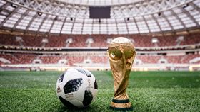 世足賽比賽用球「Telstar 18」。（圖／adidas提供）