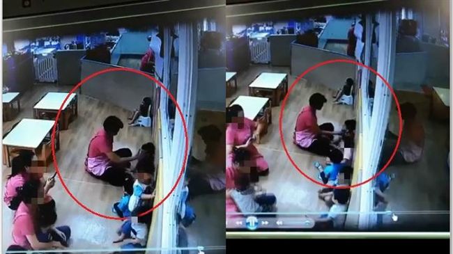 巴臉又拉扯幼童　老師辯稱：因為愛他