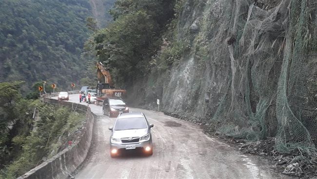 台七甲線傳坍方　已恢復單線雙向通車