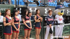 ▲樂天巨人啦啦隊女神朴騏良。（圖／記者蕭保祥攝）