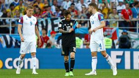 梅西（中）。（圖／路透／達志影像）