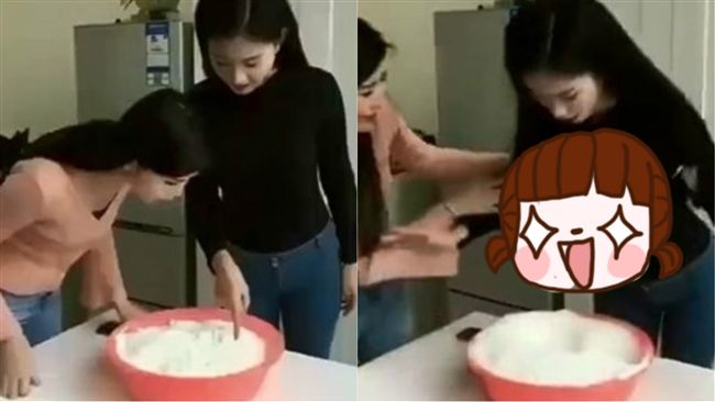 黑衣女整朋友失手！意外引男網友暴動