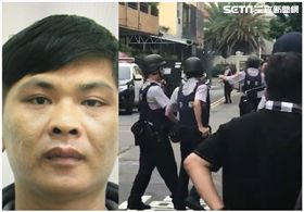 台南,性侵,通緝犯,警槍,圍捕,前科,藏匿,民宅,搜索,盤查（圖／翻攝畫面）