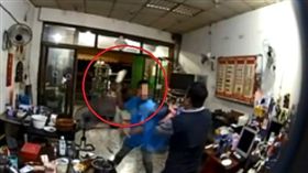 彰化,隨機殺人,喝醉,砍人,手筋,警員,菜刀（圖／翻攝畫面）