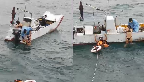 潛水游不回岸邊　比基尼辣妹漂流海上