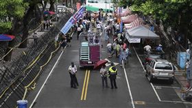 八百壯士反軍改  集結青島東路反軍改團體「八百壯士」11日集結立法院旁的青島東路陳抗。中央社記者游凱翔攝  107年6月11日