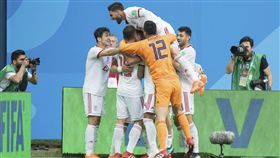 ▲伊朗贏得世界盃史上第2場勝利。（圖／美聯社／達志影像）