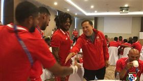 巴拿馬總統瓦拉雷。（圖／翻攝自FEPAFUT Titter）