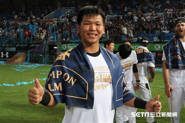 Lamigo桃猿廖健富。（圖／記者王怡翔攝）